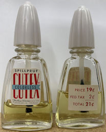 #CS443 - Pair of Unopened Bottles of Cutex Nail Polish
