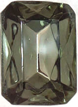 #BEADS0540 - Large 20mm Black Diamond Octagon Glass Rhinestone - As Low as 30¢ each