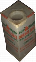 #DA019 - Old Flat Top Minute Maid Orange Juice Container
