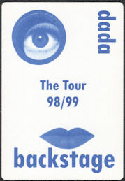 ##MUSICBP0959 - dada Cloth Backstage Pass from the 1998/99 Tour
