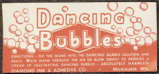 #ZBOT056 - Dancing Bubbles Label for Toy Bubble...