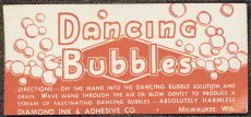 #ZBOT056 - Dancing Bubbles Label for Toy Bubbles jar