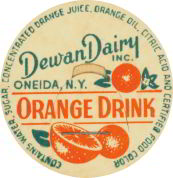 #DC064 - Dewan Dairy Orange Juice Bottle Cap