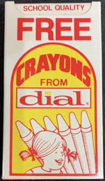 #TYY1025 - Dial Soap Crayon Giveaway - Nice Illustrated Full Box of Crayons