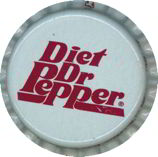 #BF043 - Group of 10 Diet Dr Pepper Caps (white background)