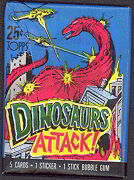 #Cards066 - Wax Pack of 1988 Dinosaurs Attack