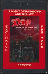 ##MUSICBP0434 - Scarce 1990 Dio Pre Tour Previe...
