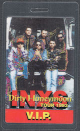 ##MUSICBP1535 - INXS OTTO Laminated VIP Pass from the 1993 Dirty Honeymoon Tour