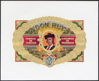 #ZLSC066 - Don  Rey Cigar Box Label
