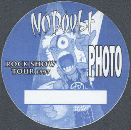 ##MUSICBP1640 - No Doubt OTTO Cloth Photo Pass ...