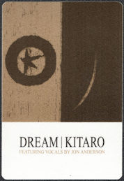 ##MUSICBP0975 - Kitaro Cloth Backstage Pass from the 1992 Dream Tour