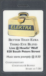 ##MUSICBP2127 - Rare Third Eye Blind and Better than Ezra OTTO Laminated Backstage Pass from a 1999 Show