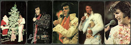 ##MUSICBQ0192 - Set of 5 Different Elvis Presley RCA Pocket Calendars from Years 1975-1978