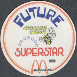 ##MUSICBP1798  - 1981 Chicago Sting Soccer OTTO Cloth Pass for Kid's Discount (Championship Season)