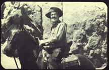 #CH289 - Gabby Hayes on Horse Postcard