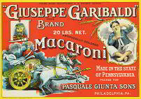 #ZLC130 - Early Giuseppe Garibaldi Macaroni Label