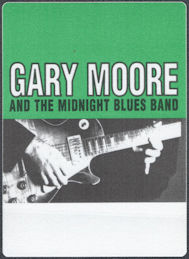 ##MUSICBP1514 - Rare Gary Moore OTTO Cloth Backstage Pass from the 1991 Still Got the Blues Tour