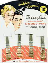#CS105 - Full Card of Gayla Hold-Bob Bobby Pins
