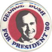 #PL226 - George Bush for President 1980 Pinback