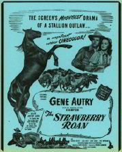 #CH098  - Gene Autry The Strawberry Roan Movie Poster