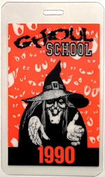 #HH224 - Ghoul School OTTO Laminated Backstage Pass - Witch