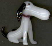 #CH180  - Hand Blown Early Snoopy Figure
