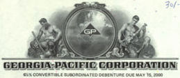 #ZZStock042 - Stock Certificate from the Georgia-Pacific Corporation