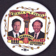 #PL279 - Gore Lieberman Jugate Pinback