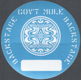 ##MUSICBP1522 - Gov't Mule OTTO Cloth Backs...