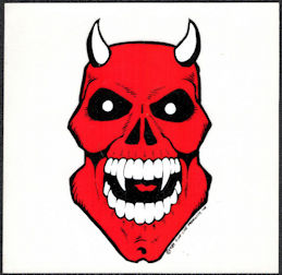 ##MUSICGD2029 - Grateful Dead Car Window Tour Sticker/Decal - Demon Fine-Line