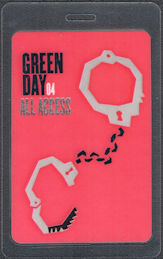 ##MUSICBP1399 - 2004 Green Day OTTO Laminated All Access Backstage Pass from the American Idiot Tour