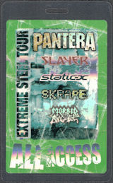 ##MUSICBP1911  - Extreme Steel Tour Universal Laminated PERRi Backstage Pass - Pantera, Slayer, Skrape