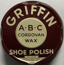 #CS497 - Griffin ABC Cordovan Wax Shoe Polish T...