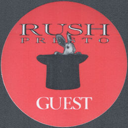 ##MUSICBP1694 - Uncommon Rush OTTO Cloth Guest Backstage Pass from the 1990 Presto Tour