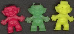 #CH214 - Group of Three Trolls Charms
