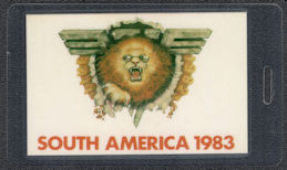 ##MUSICBP1261 - Van Halen Laminated OTTO Backstage Pass from the "South America 1983" Tour
