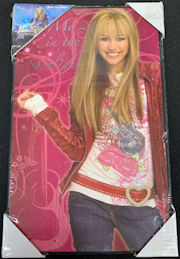 ##MUSICBQ0208 - Hannah Montana (Miley Cyrus) Licensed Disney Wall Plaque in Original Packaging