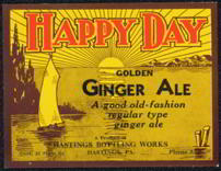 #ZLS084 - Happy Days Golden Ginger Ale Label