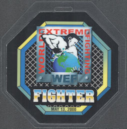 ##MUSICBP2201 - Super Rare 2000 World Extreme Fight (WEF) OTTO Laminated Fighter Pass