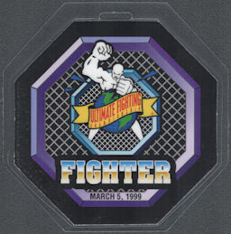 ##MUSICBP2094 - Laminated OTTO Backstage Pass for The Ultimate Fighting Championship in 1999