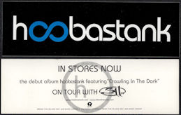 ##MUSICBQ0234 - Hoobastank Promotional Bumper S...