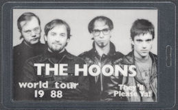 ##MUSICBP1532 - The Hoons OTTO Cloth Backstage Pass for the 1988 They'll Please Ya! Tour