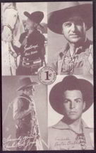 #ZZA156 - Pacific Ocean Park 1¢ Arcade Hopalong Cassidy Bill Boyd Card