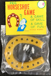 #TY921 - Group of 4 Peg Horseshoe Games in Orig...