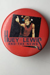##MUSICBG0158 -  1984 Licensed Huey Lewis and the News Pinback Button from "Button-Up"