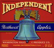 #ZLC168 - Independent Brand Apple Crate Label