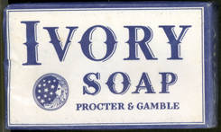 #CS220 - Large Old Ivory Bath Soap Bar