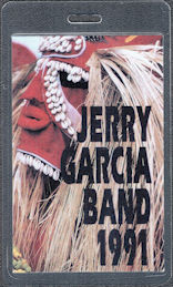 ##MUSICBP0622 - 1991 Jerry Garcia Band Laminated OTTO Backstage Pass from the "1991" Tour