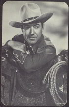 #CH208 - Western Art Johnny Mack Brown Post Card