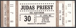 ##MUSICBPT0043 - 1988 Judas Priest Ticket from ...